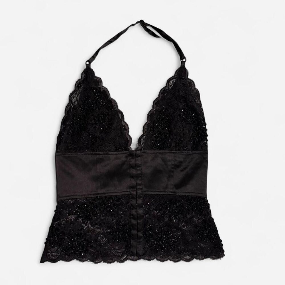 Y2K Fairy Beaded Halter Top